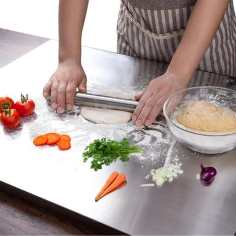 Food-grade stainless steel cutting board (Large size) Food-grade stainless steel cutting board (Large size)