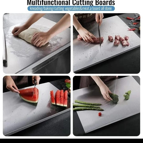Food-grade stainless steel cutting board (Large size) Food-grade stainless steel cutting board (Large size)