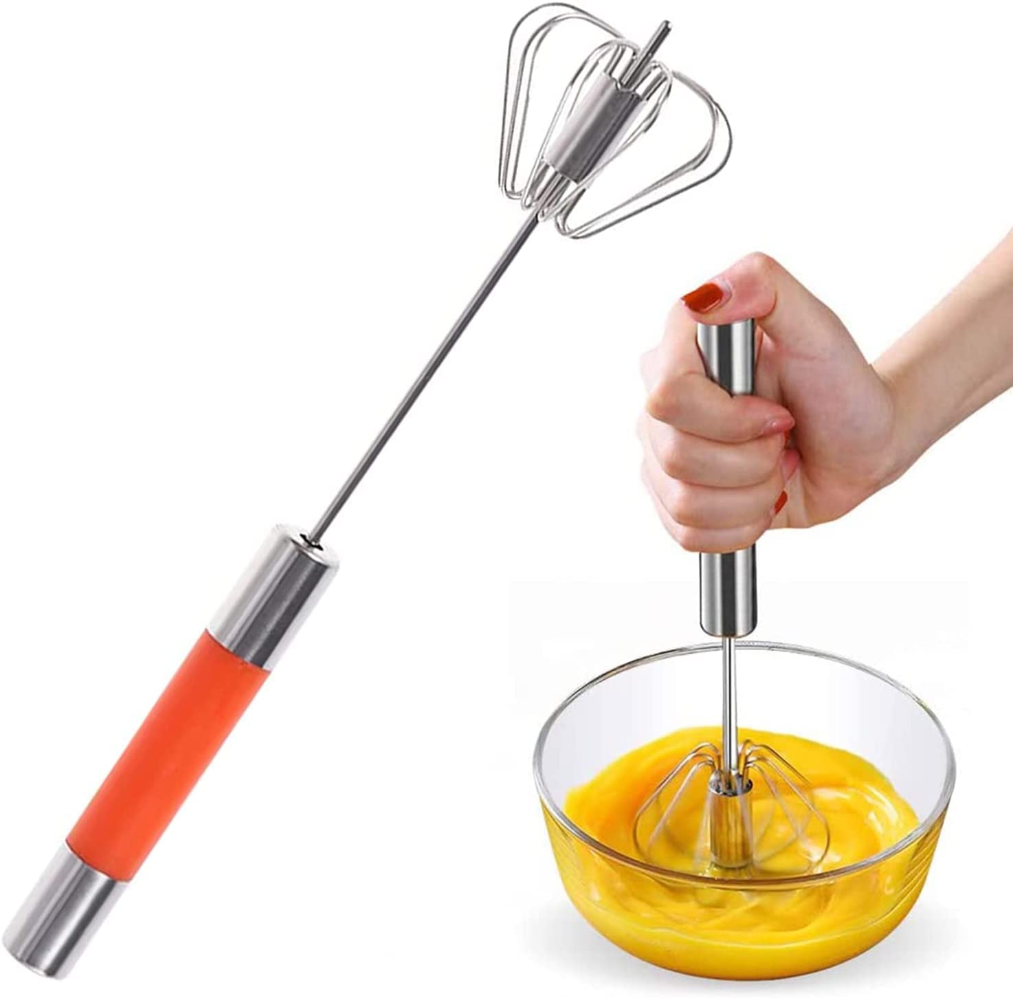 Automatic Pan Whisk Stirrer For Egg Beater Sauces Soup Food Mixer