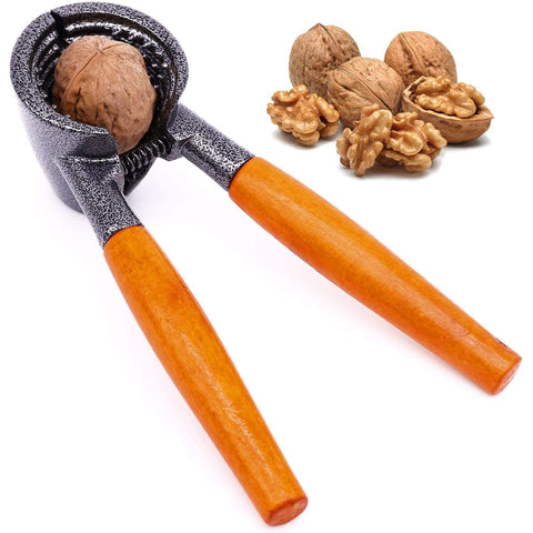 Elegant Walnut Cracker Tool with Premium Wooden Handle | Perfect for Nuts, Almonds, Hazel Nuts & Cashew Nuts