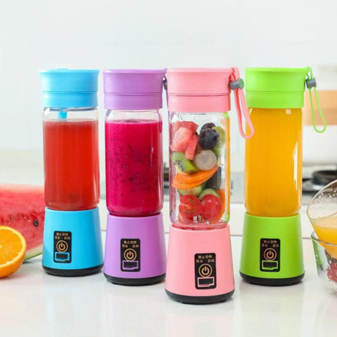 USB Rechargeable Portable Electric Juicer Blender Mixer