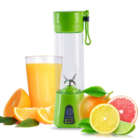 USB Rechargeable Portable Electric Juicer Blender Mixer