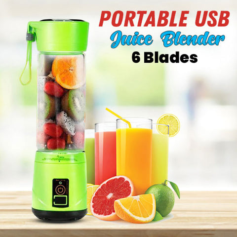 USB Rechargeable Portable Electric Juicer Blender Mixer