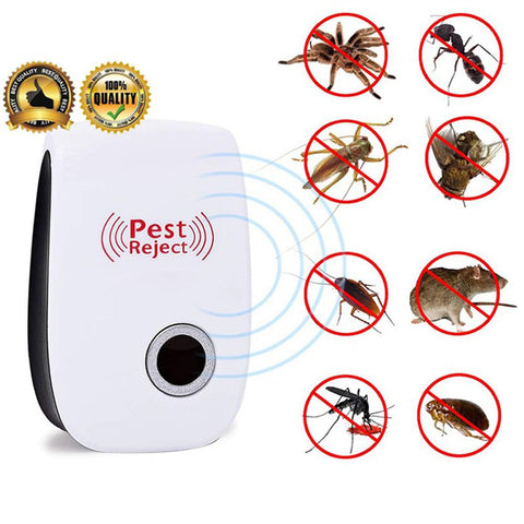 New Pest Reject Ultrasonic Pest Repellent Electronic Plug in Indoor Sonic Repellent